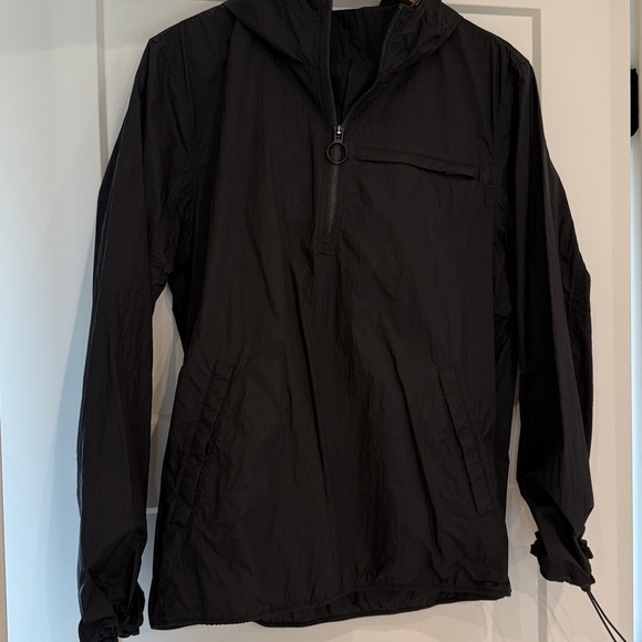 Lululemon Packable Water-Repellent Step Out Anorak in Black Size Medium - Picture 7 of 13